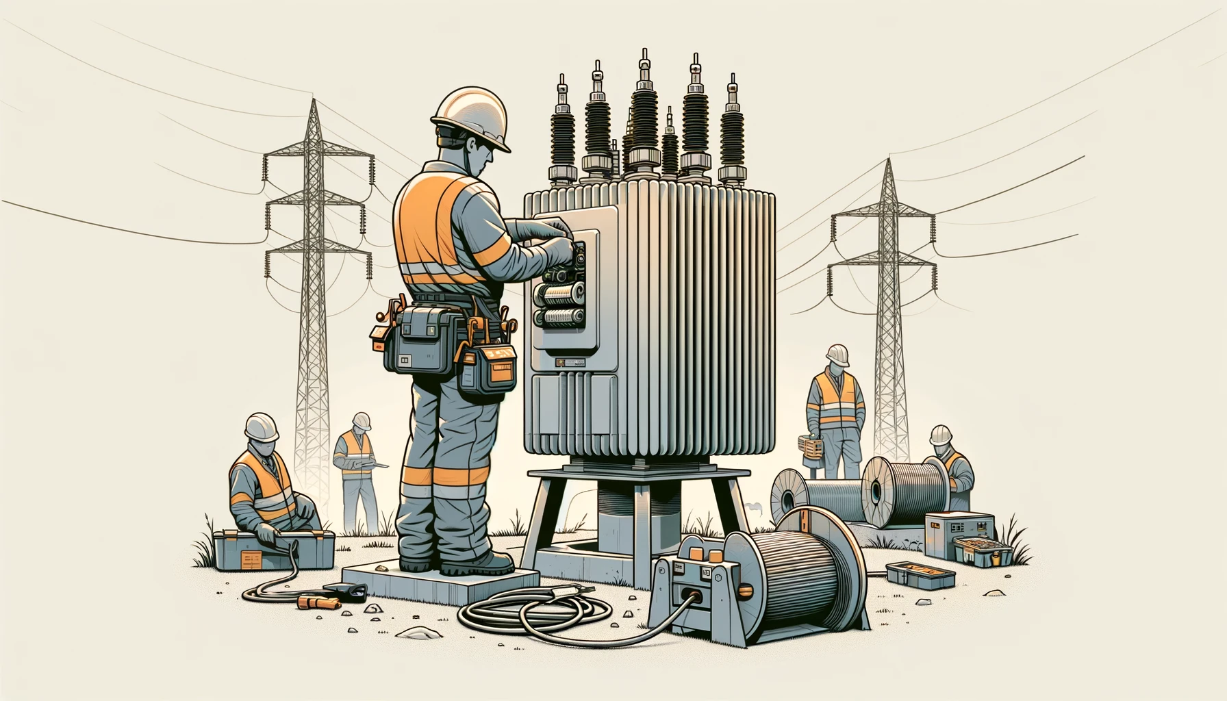 Ampliación de empalme eléctrico a 600 KVA